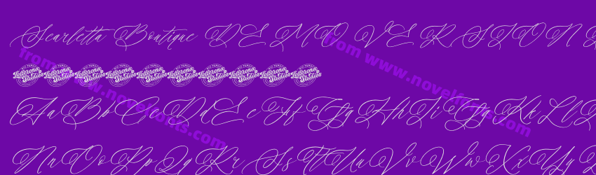 Scarletta Boutique DEMO VERSION ItalicPreview Scarletta Boutique DEMO VERSION ItalicPreview