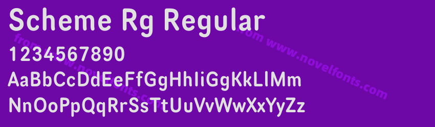 Scheme Rg RegularPreview Scheme Rg RegularPreview