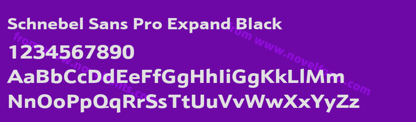 Schnebel Sans Pro Expand BlackPreview Schnebel Sans Pro Expand BlackPreview