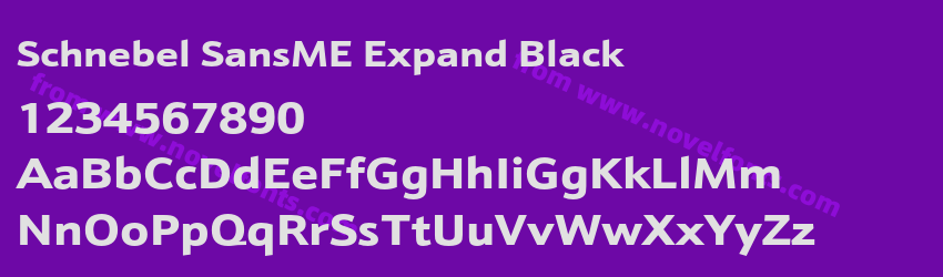 Schnebel SansME Expand BlackPreview Schnebel SansME Expand BlackPreview