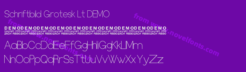 Schriftbild Grotesk Lt DEMOPreview Schriftbild Grotesk Lt DEMOPreview