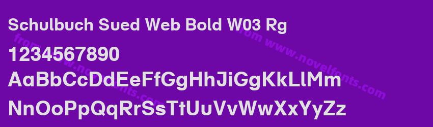 Schulbuch Sued Web Bold W03 RgPreview Schulbuch Sued Web Bold W03 RgPreview