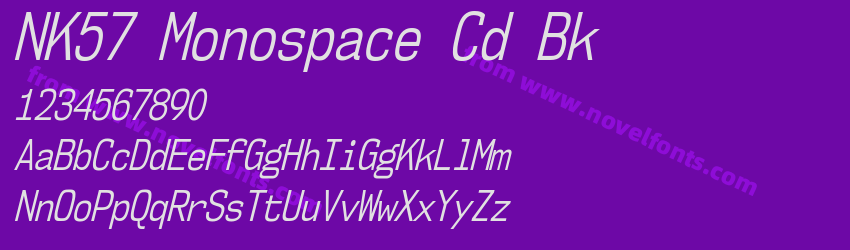 NK57 Monospace Cd BkPreview