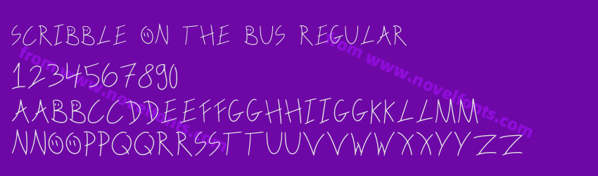 Scribble On The Bus RegularPreview Scribble On The Bus RegularPreview
