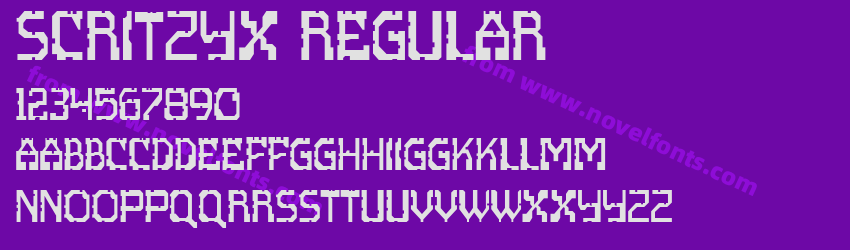ScritzyX RegularPreview ScritzyX RegularPreview