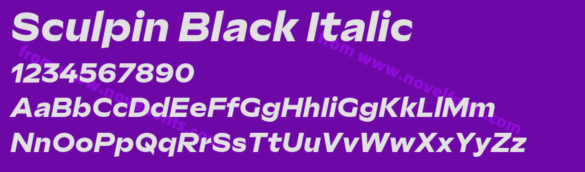 Sculpin Black ItalicPreview Sculpin Black ItalicPreview