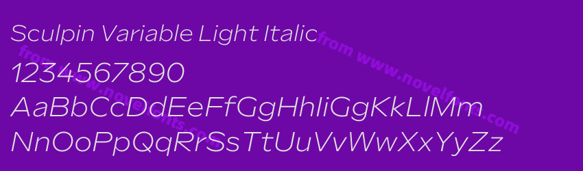 Sculpin Variable Light ItalicPreview Sculpin Variable Light ItalicPreview