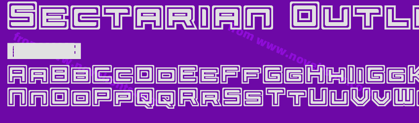 Sectarian Outline RegularPreview Sectarian Outline RegularPreview