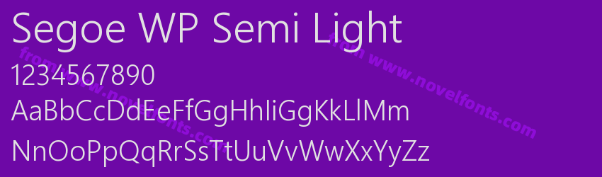 Segoe WP Semi LightPreview Segoe WP Semi LightPreview