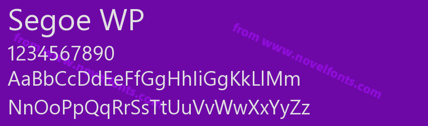 Segoe WPPreview Segoe WPPreview