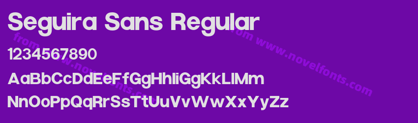 Seguira Sans RegularPreview Seguira Sans RegularPreview