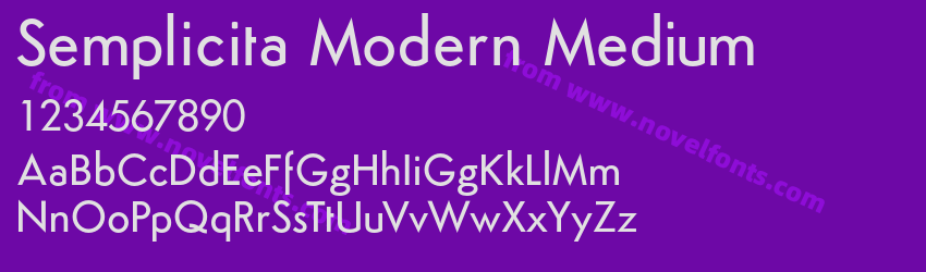 Semplicita Modern MediumPreview Semplicita Modern MediumPreview