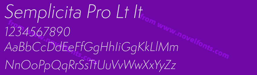 Semplicita Pro Lt ItPreview Semplicita Pro Lt ItPreview