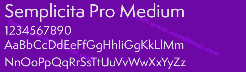 Semplicita Pro MediumPreview Semplicita Pro MediumPreview
