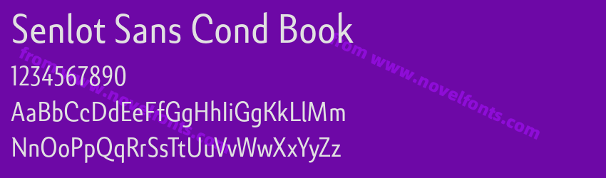 Senlot Sans Cond BookPreview Senlot Sans Cond BookPreview