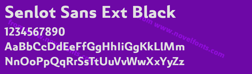 Senlot Sans Ext BlackPreview Senlot Sans Ext BlackPreview