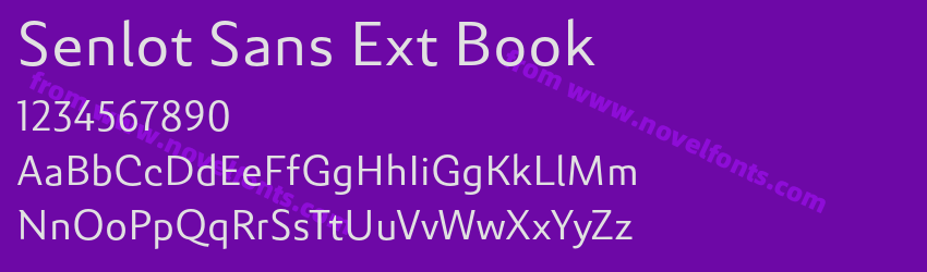 Senlot Sans Ext BookPreview Senlot Sans Ext BookPreview
