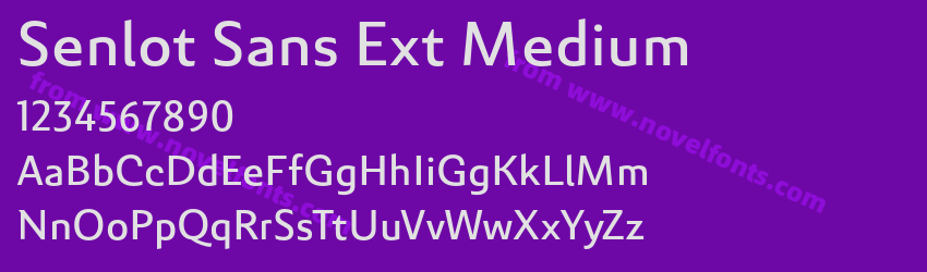 Senlot Sans Ext MediumPreview Senlot Sans Ext MediumPreview