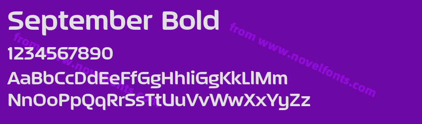 September BoldPreview September BoldPreview