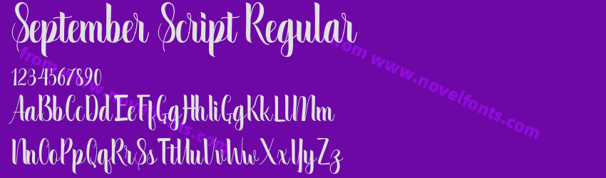 September Script RegularPreview