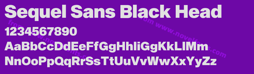 Sequel Sans Black HeadPreview Sequel Sans Black HeadPreview