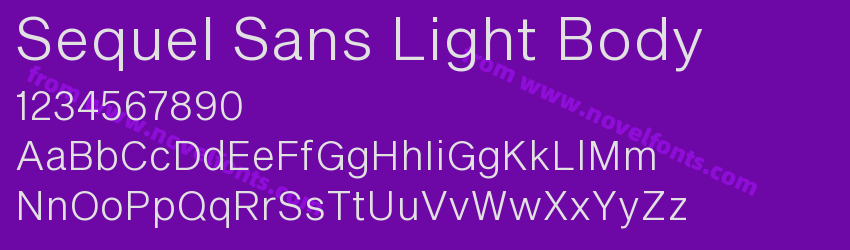 Sequel Sans Light BodyPreview Sequel Sans Light BodyPreview