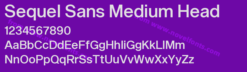 Sequel Sans Medium HeadPreview Sequel Sans Medium HeadPreview