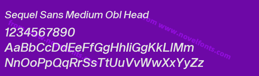 Sequel Sans Medium Obl HeadPreview Sequel Sans Medium Obl HeadPreview