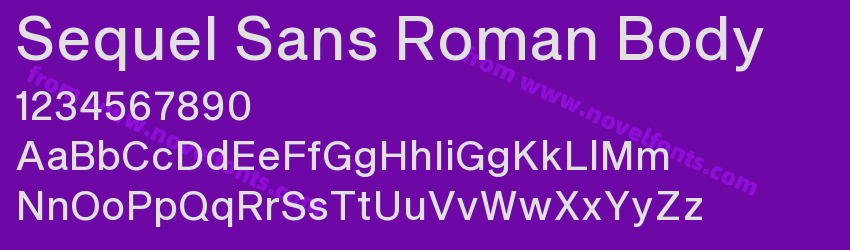 Sequel Sans Roman BodyPreview Sequel Sans Roman BodyPreview