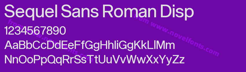 Sequel Sans Roman DispPreview Sequel Sans Roman DispPreview