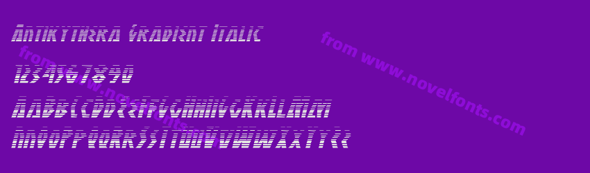 Antikythera Gradient ItalicPreview