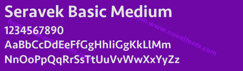 Seravek Basic MediumPreview Seravek Basic MediumPreview