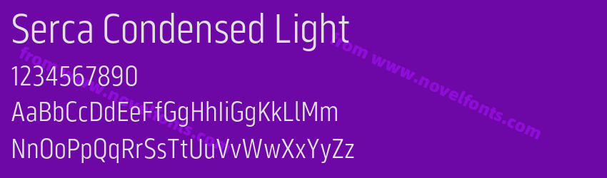 Serca Condensed LightPreview Serca Condensed LightPreview
