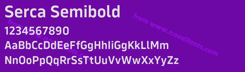 Serca SemiboldPreview Serca SemiboldPreview