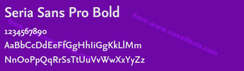 Seria Sans Pro BoldPreview Seria Sans Pro BoldPreview