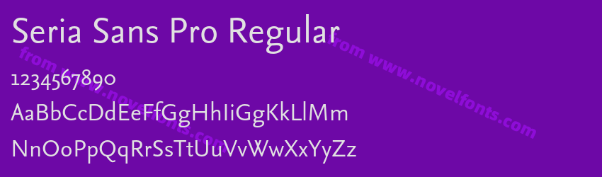 Seria Sans Pro RegularPreview Seria Sans Pro RegularPreview