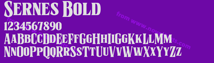 Sernes BoldPreview Sernes BoldPreview