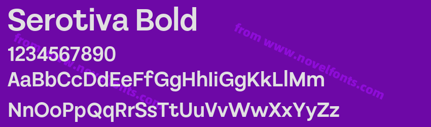Serotiva BoldPreview Serotiva BoldPreview