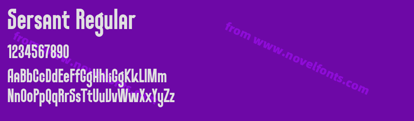 Sersant RegularPreview Sersant RegularPreview