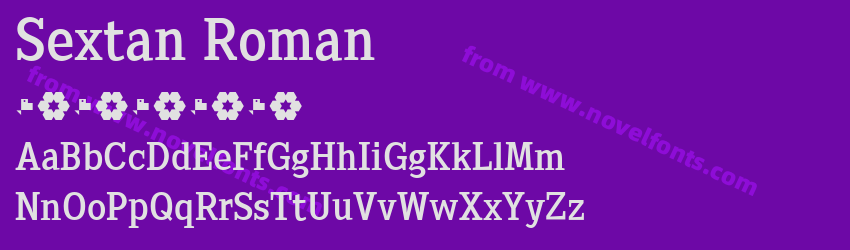 Sextan RomanPreview Sextan RomanPreview