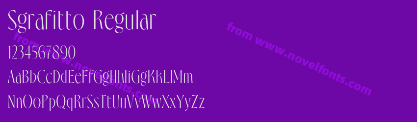 Sgrafitto RegularPreview Sgrafitto RegularPreview