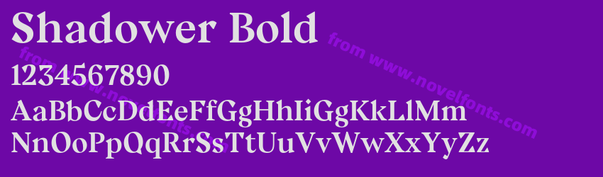Shadower BoldPreview Shadower BoldPreview
