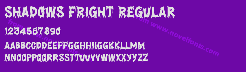 Shadows Fright RegularPreview Shadows Fright RegularPreview