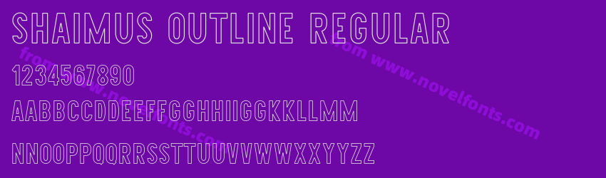 Shaimus Outline RegularPreview Shaimus Outline RegularPreview