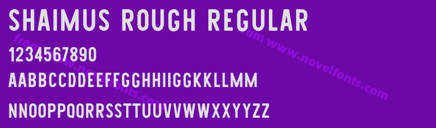 Shaimus Rough RegularPreview Shaimus Rough RegularPreview