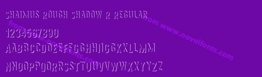 Shaimus Rough Shadow R RegularPreview Shaimus Rough Shadow R RegularPreview