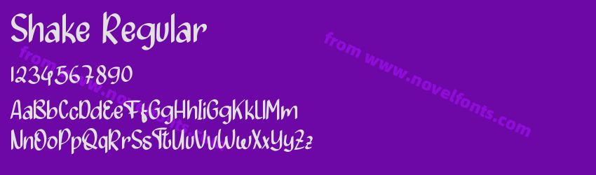 Shake RegularPreview Shake RegularPreview