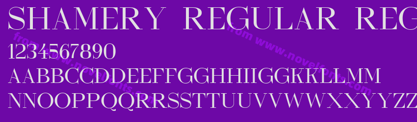 Shamery Regular RegularPreview Shamery Regular RegularPreview