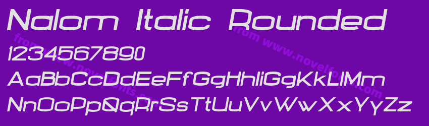 Nalom Italic RoundedPreview