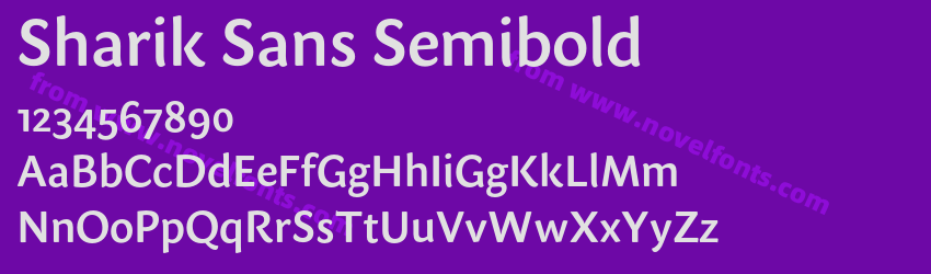 Sharik Sans SemiboldPreview Sharik Sans SemiboldPreview